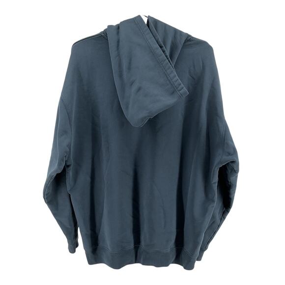 Balenciaga Classic Washed Blue Corporate Hoodie Size L - Picture 3 of 6